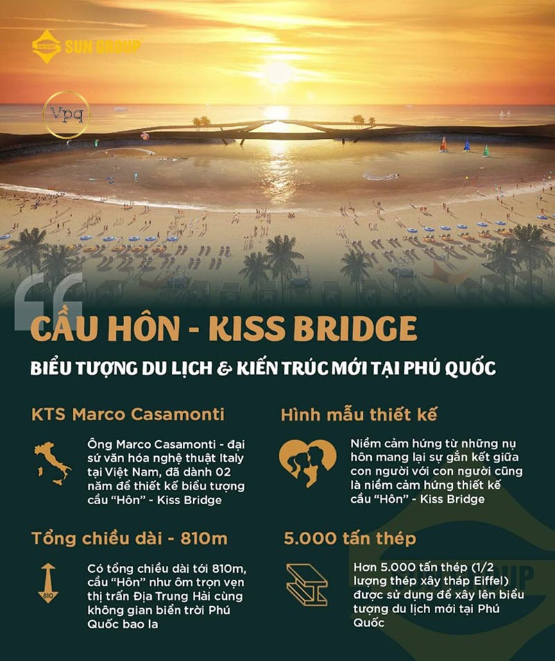 Thông tin về cầu "Hôn" Kiss Bridge Phú Quốc